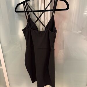 Nasty Gal Black V-Neck Dress